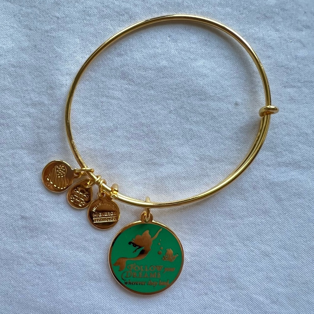 NWOT Alex and Ani Disney Ariel “Follow Your Dreams Wherever They Lead” Bangle